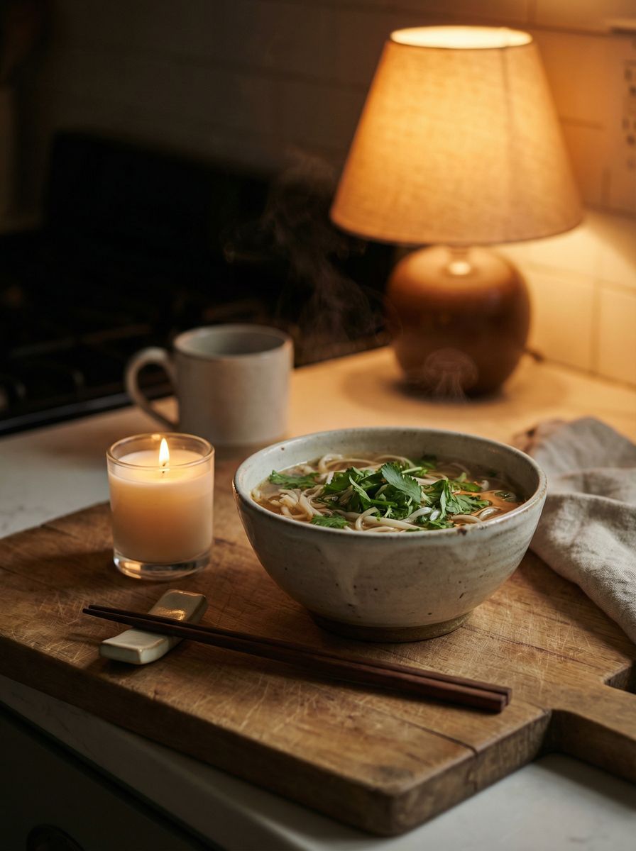 糖心Vlog 深夜食堂一碗热汤面的慰藉